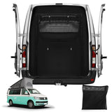 1 x RAW Customer Returns ZWPARTS Van Insect Screen Tailor-Made for VW T5 T6, Car Insect Net Mosquito Nets for Tailgate, Zipper in the Middle Door Insect Screen - RRP €100.84