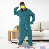 1 x RAW Customer Returns Antsparty Onesie Animal Costume for Women Men, Relax Onesie Jumpsuit Cartoon Sleepsuit Pajamas, Carnival Pajamas Adults - RRP €26.21