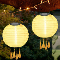 5 x Brand New Pack of 4 solar lanterns, LED solar lanterns garden lantern, lanterns outside weatherproof white, LED lantern solar light chain outside, solar lantern boho style white - RRP €70.55