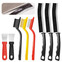 5 x Brand New 8PCS Cleaning Brush With Stiff Bristle for Grout Cleaning - Grout Cleaning Tool Cleaning Set with Wire Brush for Tight Spaces - Multi-Purpose Brush for Tiles, Bathrooms, etc. - RRP €35.2