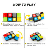 1 x RAW Customer Returns Pup Go Electronic Magic Cube with Music and Colorful Lights, Birthday Puzzle Game, Family Board Games, Portable Console, Travel Game Boy Educational Toys for Children Ages 5 to 12 - RRP €22.09