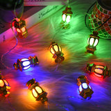 30 x Brand New Herefun Muslim Ramadan LED String Lights, 2m Moon Star Colorful Led Lantern Eid, Ramadan Lights, Battery Operated 10 LED String Lights for Eid Indoor Outdoor Party Decor - RRP €363.0