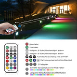 1 x RAW Customer Returns MEIHUA Solar Lamps for Outdoor Solar RGB Spotlight 6 Pieces Solar Garden Light with Remote Control IP66 Waterproof Multiple Colors Color Changing Dimmable 3 Auto Cycle Modes RGB Outdoor Spotlight for Gardens Path - RRP €75.0