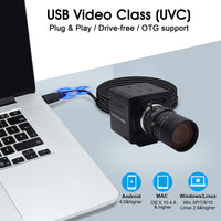 1 x RAW Customer Returns Svpro 4K Webcam with Zoom Lens, Ultra HD Video Camera with CMOS Sensor 10X Optical Zoom Camera for Computer, 8MP USB Webcam 30fps for Laptop Desktop, UVC Camcorder for Windows, Linux, Android, Mac OS - RRP €121.0