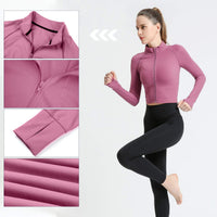 1 x Brand New FEOYA Women s Running Jacket Long Sleeve Hooded Jacket Sports Jacket Running Sweat Jacket for Yoga Fitness Top Sport Workout Running Shirt Training Jacket Top L Pink - RRP €36.79