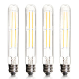 1 x RAW Customer Returns BRIMAX E27 LED lamp slim T30 dimmable light bulb AC230V 8W warm white lighting 185mm LED light source 2700K for pendant lights wall lights flicker-free set of 4 glass tubular light - RRP €23.65