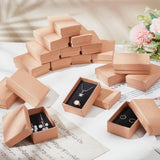 1 x RAW Customer Returns BENECREAT 24 Pack Necklace Ring Box 8x5x3cm Kraft Brown Rectangle Cardboard Jewelry Boxes Small Gift Box for Wedding Party - RRP €20.29