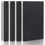 1 x RAW Customer Returns Yarotm Notebook Blank A4 - Pack of 4 Notepad Spiral Blank - 100GSM Paper Sketchbook Notebook Ring Binder A4 for Sketchbook, Diary, Memos - Spiral Notebook Blank A4 - RRP €31.46