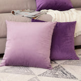 1 x RAW Customer Returns MIULEE velvet cushion cover pillowcase pillow covers sofa cushions decorative throw pillows couch cushions decorative cover cover decorative pillows for sofa living room bedroom set of 2 60 x 60 cm purple - RRP €21.17