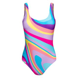 1 x RAW Customer Returns Dedoles one-piece swimsuit women s recycled polyamide swimwear many fun designs oriental sea mandala flamingo cherries, color color waves, size. M - RRP €34.99