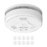 1 x RAW Customer Returns X-Sense smoke detector 10 year battery, fire alarm T V Rheinland certified, smoke alarm with mute and self-test function, SD11, set of 10 - RRP €145.99