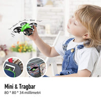 1 x RAW Customer Returns ATOYX Mini Drone for Kids 66C 3 Speed 3D Flip 360 Protections Altitude Suspension Function,Headless Mode,Best Gift Green  - RRP €23.59