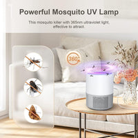 1 x RAW Customer Returns Electric Fly Trap, Insect Killer Electric Mosquito Trap Portable UV Fly Trap Mosquito Repellent Mute USB Mosquito Lamp Mosquito Repellent Insect Trap for Home Outdoor Camping Garden bubbacare - RRP €18.14