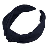 1 x Brand New VOCOSTE Knotted Headbands, Women s Hairband, Hairband for All Hair, Dark Blue - RRP €18.0