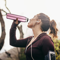 1 x RAW Customer Returns Boao Cute Cat Water Bottle Stainless Steel Water Bottle Insulated Thermal Travel Mug Cute Vacuum Water Cup for Women and Children Pink  - RRP €19.91