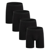 1 x RAW Customer Returns ZLYC Men s Cotton Long Leg Boxer Shorts 4 Pack Black L 36-38inch 91-97cm  - RRP €32.99