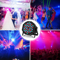 1 x RAW Customer Returns HOLDLAMP 8 pieces 36 LED par spotlight stage light, RGB LED par spotlight party lights with remote control DMX512 disco light for bar DJ show disco birthday Halloween Christmas - RRP €196.99