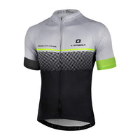 1 x RAW Customer Returns LAMEDA Short Sleeve Cycling Jersey Men Women Functional Shirt T-Shirt Jersey Elastic Breathable Quick Drying Fabric Cycling Jersey for Cycling Outdoor Sports Gray XXL  - RRP €29.99