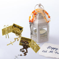 1 x Brand New 10 Pieces Eid Mubarak Boxes, Ramadan Mubarak Party Boxes, Gold and Silver Eid Mubarak Gift Box, Mini Ramadan Mubarak Jewelry Boxes for Bead Necklace Rings Gift Container Decoration - RRP €20.4