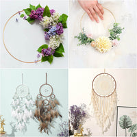 1 x RAW Customer Returns Dream Catcher Hoops, 10 Pieces Garland Hoop, 10cm Metal Hoop Decorations, DIY Metal Hoops for Decorations, Decoration Hoops Suitable for Decorating Wedding Wreaths Tapestries - RRP €8.63