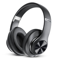 1 x RAW Customer Returns Lankey Sound 9S Headphones Wireless Bluetooth, Bluetooth Headphones Over-Ear with 65 Hours Playtime, Wireless Headphones with 6 EQ Modes, HiFi Stereo Headphones with Microphone for Mobile Phone PC Study, Black - RRP €29.99