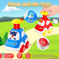 1 x RAW Customer Returns HappyKidsClub toys from 1 2 3 years, toy cars from 1 year baby toys children s toys from 1 year baby car toy wind-up car toddler toy car for children TUT TUT baby runabout - RRP €15.99