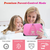 1 x RAW Customer Returns weelikeit Children s Tablet 8 inch Android, 2GB RAM 32GB ROM Tablet for Children with Pre-Installed iwawa, Shockproof Case, WiFi, Bluetooth, Parental Control, Dual Camera, Educational Games Pink  - RRP €71.39