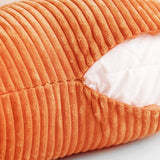 1 x RAW Customer Returns MIULEE Set of 2 Cushion Covers Corduroy Cushion Cover Decorative Pillowcase Sofa Cushion Couch Cushion Throw Pillow Decorative Pillowcase Decorative Cushion Cover with Hidden Zipper 60 x 60 cm Orange - RRP €27.49