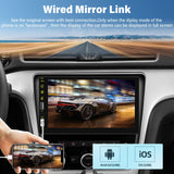 1 x RAW Customer Returns NHOPEEW 1 Din Car Radio with Carplay and Android Auto - 7 Inch HD Touchscreen Radio - Mirror Link Streer Wheel Control Bluetooth 7 Colorful Backlight FM Rear View Camera Mic - RRP €79.66