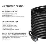 1 x RAW Customer Returns YUET 10M High Pressure Washer Hose, M22 x 14mm Extension Hose, 240Bar High Pressure Replacement Hose Compatible with K rcher HD HDS Kranzle Thread Extension Connector - RRP €27.73