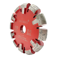 1 x RAW Customer Returns GVHAKG Tuck Point Diamond Saw Blade for Underfloor Heating, Very Hard Concrete Floors and Removal, Segment Width 17mm, Segment Height 12mm, Premium Dry Cutting 130 x 17 x12x 22.23mm  - RRP €94.78