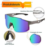 1 x RAW Customer Returns FEISEDY Sports Sunglasses Men Women Cycling Glasses Mirrored Sports Glasses for MTB Road Bike Cycling Biking Running Enduro with UV400 Protection B2388 - RRP €21.99