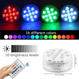 1 x RAW Customer Returns ALED LIGHT Submersible RGB LED Pool Light, Waterproof LED Pool Lights Underwater Lights with Remote Controls Pond Night Decoration Lights for Pool Party Wedding Halloween Party Fish Tank - RRP €18.29