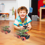 1 x RAW Customer Returns FGZU Dinosaur Toy for 3-8 Years, Remote Control Car for Boys 3-5 RC Cars Toy Age 4-6, Christmas Birthday Gifts Teen Green  - RRP €19.93