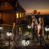 1 x RAW Customer Returns G rvitor Solar Lights Garden, 6 Pack LED Warm White Solar Garden Lights for Outdoor with IP44 Waterproof, Solar Path Light Decorative Light Solar Lamps for Outdoor Garden Landscape Lawn Walkway - RRP €34.41