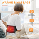 1 x RAW Customer Returns Comfytemp vibration massage heat belt for back pain, 5000mAh battery, 147cm long strap, adjustable straps, back massager with 3 heat levels 3 massage modes, automatic switch-off back warmer - RRP €54.99