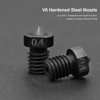 1 x RAW Customer Returns V5 J-Head i3 MEGA hotend 12V with 2pcs V6 hardened steel nozzle 0.4mm 5pcs V6 brass nozzles 0.4mm for Anycubic Mega i3, Prusa I3 Series 3D Printer Parts Upgrades - RRP €18.14