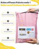 1 x RAW Customer Returns 20 LARGE Vinted Shipping Envelopes with delivery note - XXL 60x45cm - NON-TRANSPARENT ULTRA-RESISTANT - Plastic Shipping Bags - Pouches for Postal Shipping - thank you - RRP €19.67