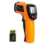 1 x RAW Customer Returns Helect Not for humans Digital Laser Infrared Thermometer Pyrometer -50 C to 550 C with LCD lighting - RRP €25.86