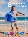 1 x RAW Customer Returns OCOOPA Microfiber Beach Towel, Quick Dry, Large 178x80 cm, Super Absorbent, Sand Free Beach and Swimming Towels for Men and Women - RRP €25.99