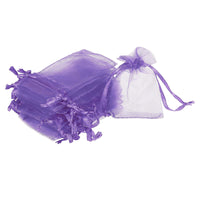 1 x Brand New sourcing map 50pcs 5x7cm Organza Bags Drawstring Favor Bags Sheer Mesh Bag for Gift Jewelry Wedding Party Christmas Candy Purple - RRP €11.09