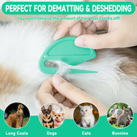 11 x Brand New Dematting Comb for Dogs, Dematting Knife for Cats, Knotting Comb Hair Removal Tool, Grooming Knife for Long Haired Pets, Dematting Comb for Dogs Pet Knotting Comb - RRP €198.0