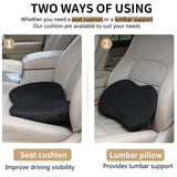 1 x RAW Customer Returns Livtribe Car Seat Cushion,Ergonomic Seat Cushion for Car,Memory Foam Car Seat Cover,Orthopedic Seat Cushion for Car Seat,Road Trip Essentials for Drivers Black  - RRP €30.73