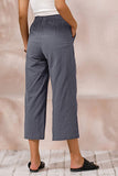 1 x RAW Customer Returns Ecupper Capris Pants Women Summer Plus Size Cotton Casual Pants - RRP €32.99