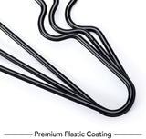 1 x RAW Customer Returns HOUSE DAY Clothes Hangers Black 40 Pieces Rubber Coated Metal Clothes Hangers Wire Hangers Non-Slip Clothes Hangers Stable Space Saving Clothes Hangers Thin Clothes Hangers 0.4cm Thick - RRP €29.99