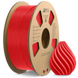 1 x RAW Customer Returns PETG Filament 1.75mm, JAYO 3D Printer Filament PETG, Neatly Wound Filament, Dimensional Accuracy - 0.02mm, 1.1 kg Spool 2.42 LBS , PETG Red - RRP €16.99