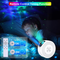 1 x RAW Customer Returns VUENICEE Starry Sky Projector, Galaxy Projector 360 Rotation, Night Light Starry Sky with Remote Control and Timer, Light Projector 3D LED Projector for Children Adults Room - RRP €24.29