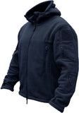 1 x RAW Customer Returns TACVASEN Men s Fleece Jacket Military Outdoor Windproof Jacket with Hood - Size XXL, navy blue - RRP €53.42