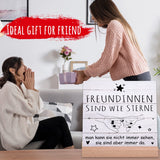 36 x Brand New Gifts for best friend, wooden signs with saying home decoration girlfriends birthday present, friendship gift gift ideas little something for birthday wedding Christmas for girlfriend BFF - RRP €289.8