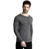 2 x Brand New  MD Men s Crew Neck Long Sleeve Wool Sleeveless T-Shirt Darkgrey Small - RRP €45.6